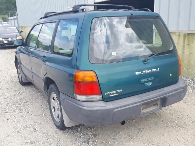 JF1SF6352XH732262 - 1999 SUBARU FORESTER L GREEN photo 3