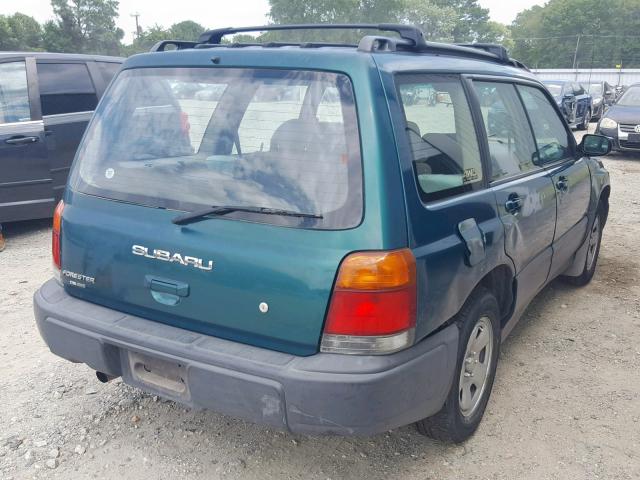 JF1SF6352XH732262 - 1999 SUBARU FORESTER L GREEN photo 4