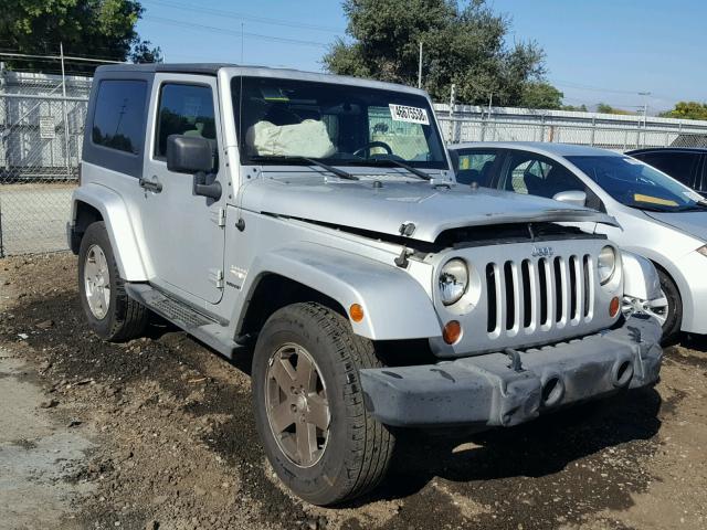 1J4FA54188L601474 - 2008 JEEP WRANGLER S SILVER photo 1