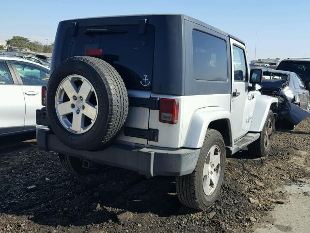 1J4FA54188L601474 - 2008 JEEP WRANGLER S SILVER photo 4