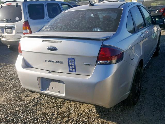 1FAHP3GN6AW281050 - 2010 FORD FOCUS SES SILVER photo 4