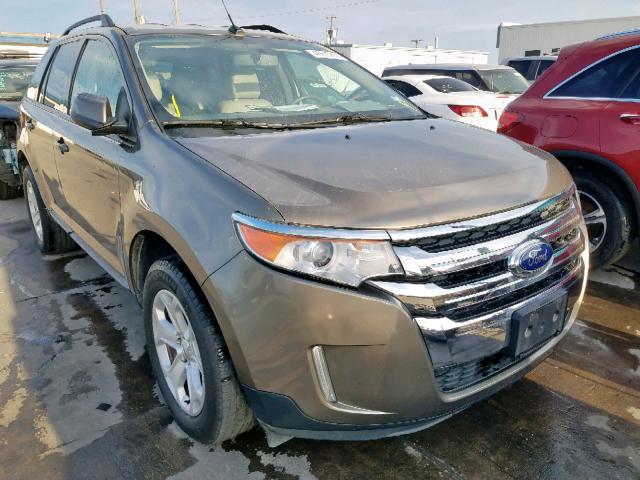 2FMDK3JC0DBE32979 - 2013 FORD EDGE SEL CHARCOAL photo 1