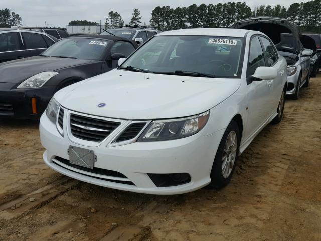 YS3FA4MY0B1300559 - 2011 SAAB 9-3 2.0T WHITE photo 2