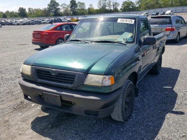 4F4YR12C8WTM38608 - 1998 MAZDA B2500 GREEN photo 2