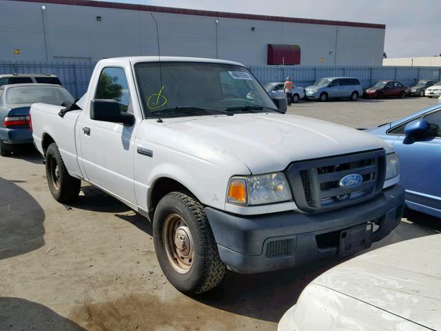 1FTYR10DX6PA90422 - 2006 FORD RANGER WHITE photo 1