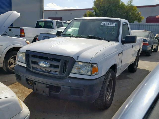 1FTYR10DX6PA90422 - 2006 FORD RANGER WHITE photo 2