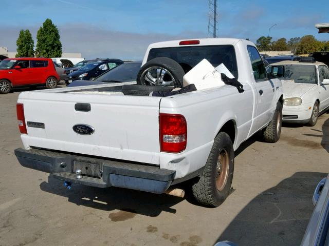 1FTYR10DX6PA90422 - 2006 FORD RANGER WHITE photo 4