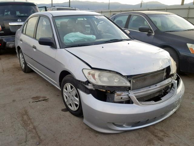 2HGES16335H604511 - 2005 HONDA CIVIC DX V SILVER photo 1