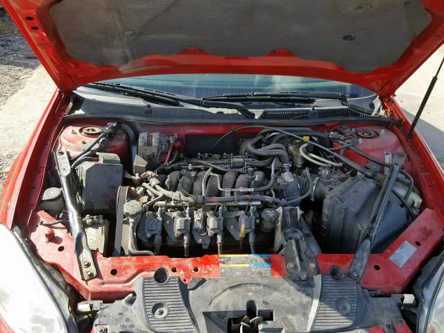 2G1WD57C691265804 - 2009 CHEVROLET IMPALA SS RED photo 7