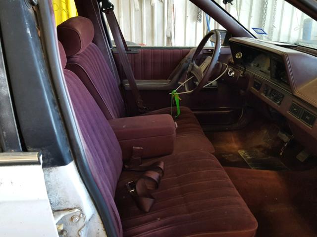 1G3AG54N0P6447535 - 1993 OLDSMOBILE CUTLASS CI WHITE photo 5