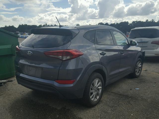 KM8J33A48GU075347 - 2016 HYUNDAI TUCSON LIM GRAY photo 4