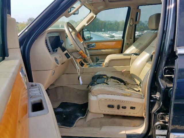 5LMFU27557LJ12614 - 2007 LINCOLN NAVIGATOR BLACK photo 5