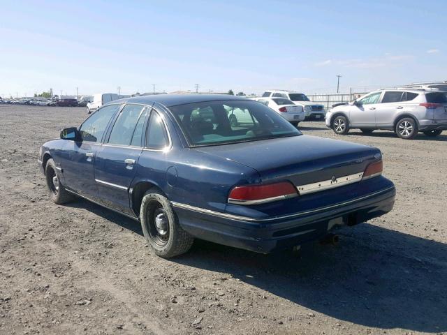 2FALP71W9RX149080 - 1994 FORD CROWN VICT BLUE photo 3