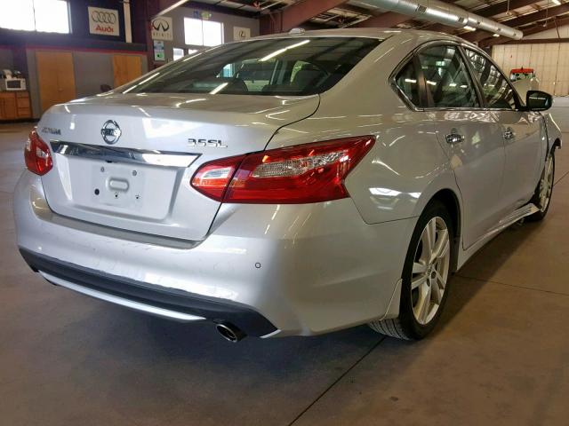 1N4BL3AP0HC254451 - 2017 NISSAN ALTIMA 3.5 SILVER photo 4