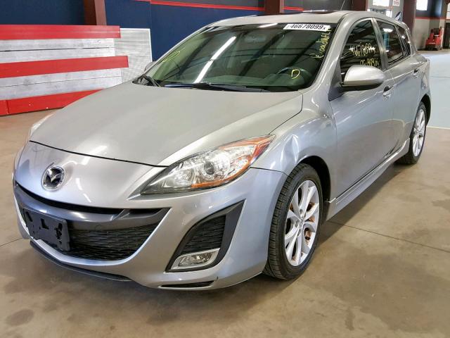 JM1BL1K65B1462865 - 2011 MAZDA 3 S GRAY photo 2