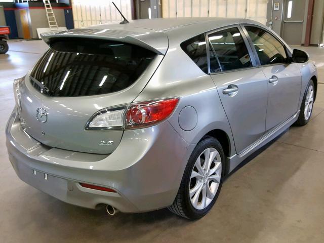 JM1BL1K65B1462865 - 2011 MAZDA 3 S GRAY photo 4