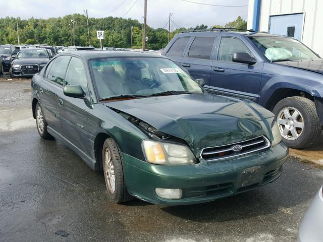 4S3BE656927212271 - 2002 SUBARU LEGACY GT GREEN photo 1