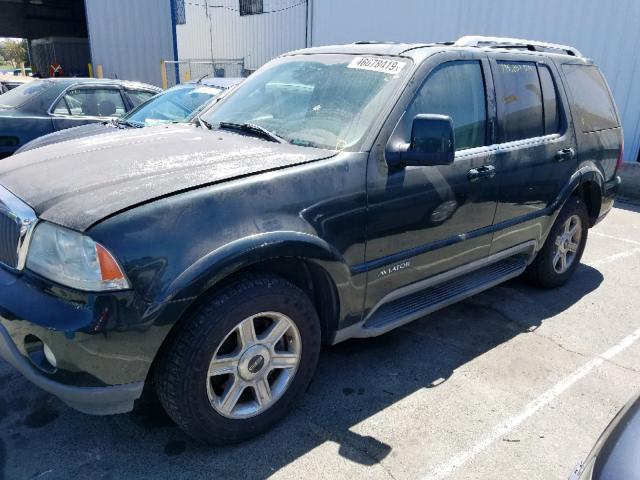 5LMEU78H43ZJ40087 - 2003 LINCOLN AVIATOR მწვანე ფოტო 2