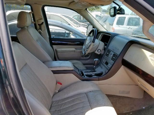 5LMEU78H43ZJ40087 - 2003 LINCOLN AVIATOR მწვანე ფოტო 5