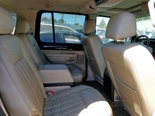 5LMEU78H43ZJ40087 - 2003 LINCOLN AVIATOR მწვანე ფოტო 6