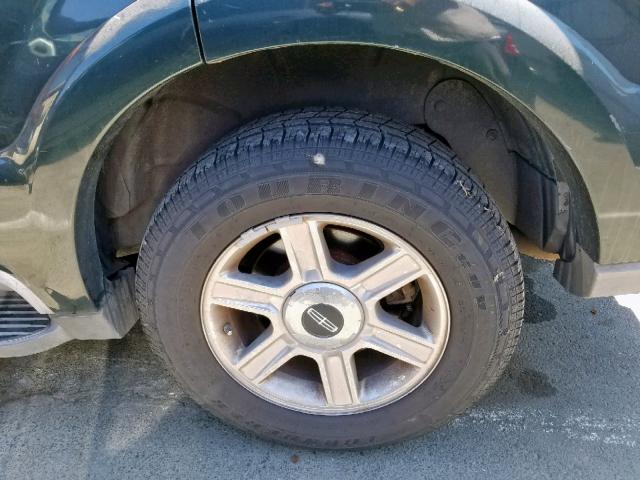 5LMEU78H43ZJ40087 - 2003 LINCOLN AVIATOR მწვანე ფოტო 9