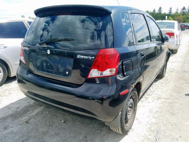 KL5TM62675B373883 - 2005 SUZUKI SWIFT S BLACK photo 4