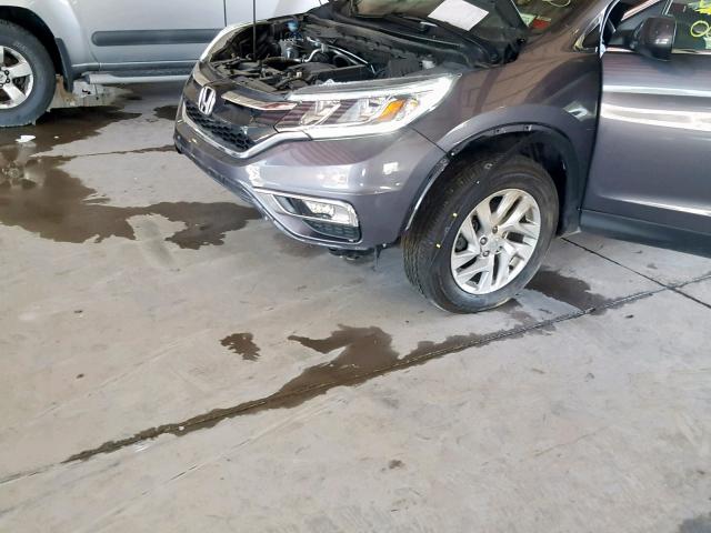 2HKRM4H77GH717481 - 2016 HONDA CR-V EXL GRAY photo 9