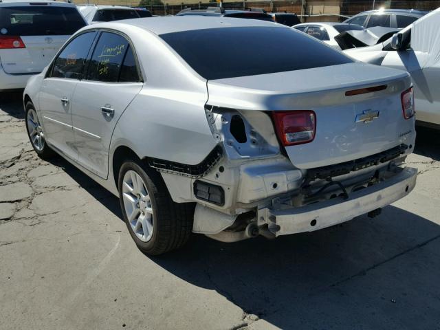 1G11C5SA4DF221658 - 2013 CHEVROLET MALIBU 1LT ვერცხლისფერი ფოტო 3