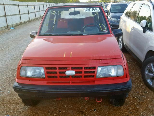 2CNBJ18U5N6938217 - 1992 GEO TRACKER RED photo 7