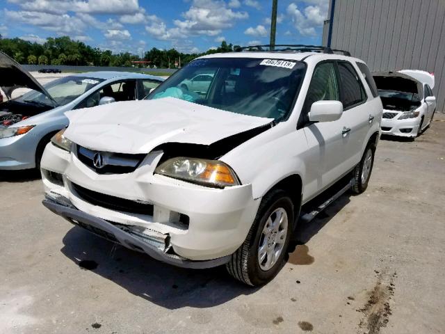 2HNYD18936H506548 - 2006 ACURA MDX TOURIN WHITE photo 2