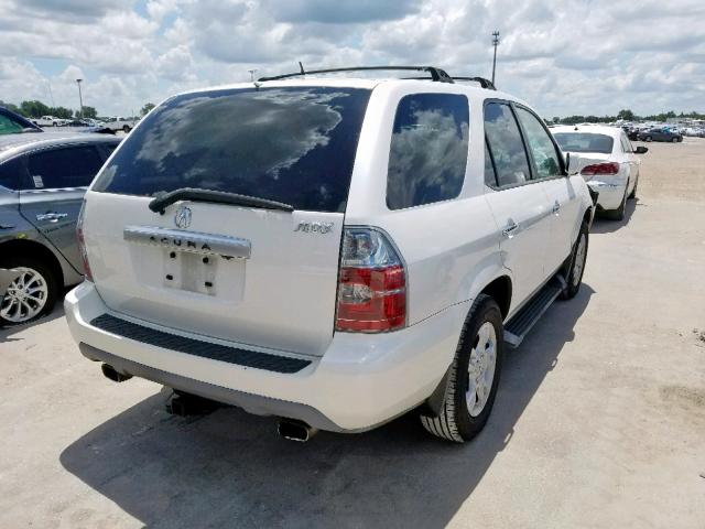 2HNYD18936H506548 - 2006 ACURA MDX TOURIN WHITE photo 4