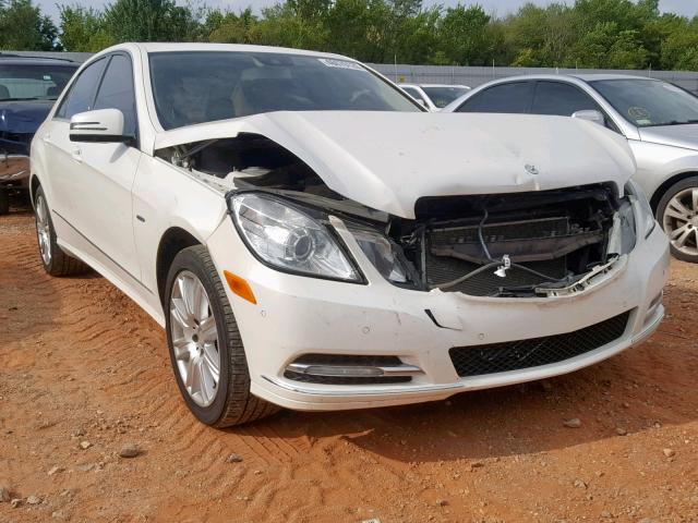 WDDHF8JB4CA567509 - 2012 MERCEDES-BENZ E 350 4MAT WHITE photo 1