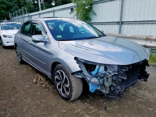 1HGCR3F83GA013624 - 2016 HONDA ACCORD EXL GRAY photo 1