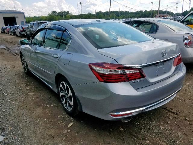 1HGCR3F83GA013624 - 2016 HONDA ACCORD EXL GRAY photo 3