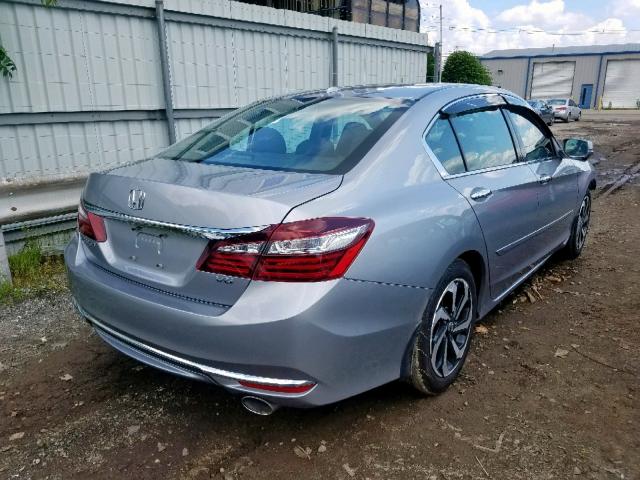 1HGCR3F83GA013624 - 2016 HONDA ACCORD EXL GRAY photo 4