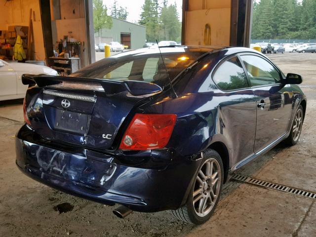 JTKDE167870173250 - 2007 TOYOTA SCION TC ლურჯი ფოტო 4