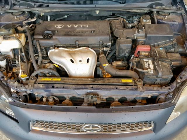 JTKDE167870173250 - 2007 TOYOTA SCION TC ლურჯი ფოტო 7