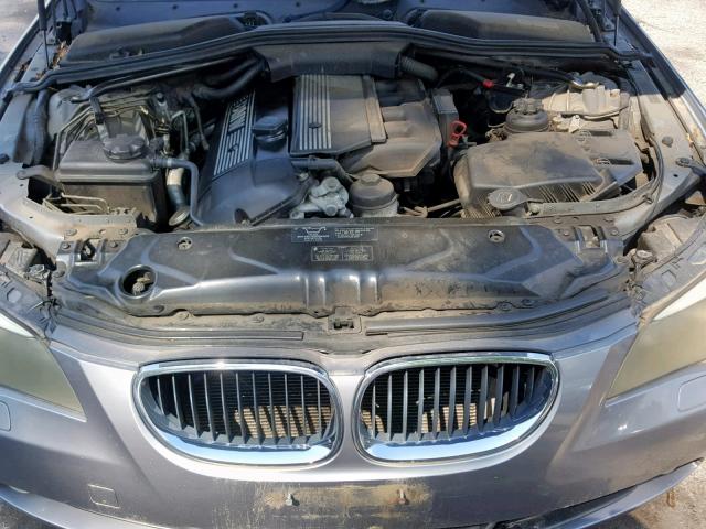 WBANA53514B846877 - 2004 BMW 525 I GRAY photo 7