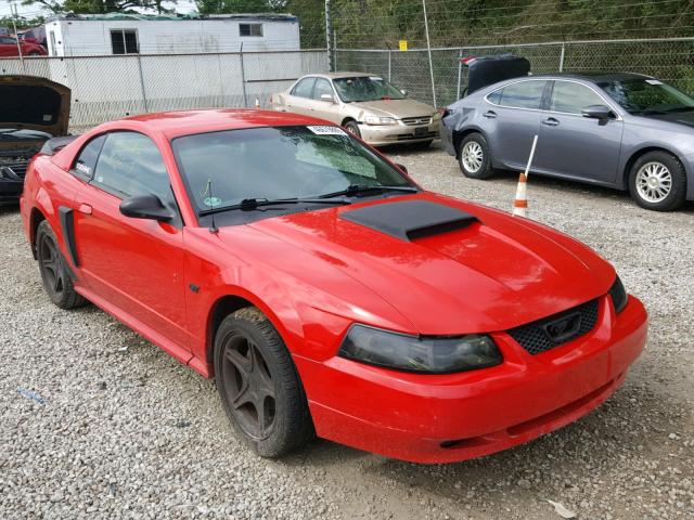 1FAFP42X22F195029 - 2002 FORD MUSTANG GT RED photo 1