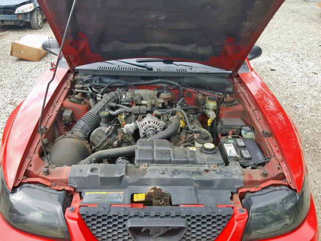 1FAFP42X22F195029 - 2002 FORD MUSTANG GT RED photo 7