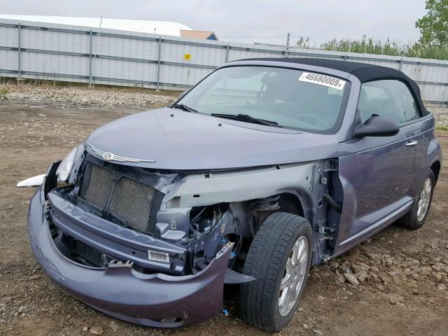 3C3JY45X67T610402 - 2007 CHRYSLER PT CRUISER PURPLE photo 2