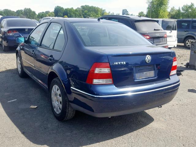 3VWRA69M84M130072 - 2004 VOLKSWAGEN JETTA GL BLUE photo 3