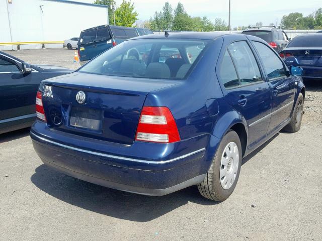 3VWRA69M84M130072 - 2004 VOLKSWAGEN JETTA GL BLUE photo 4