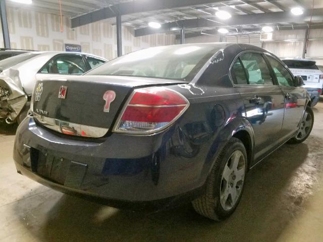 1G8ZS57B19F128788 - 2009 SATURN AURA XE BLUE photo 4