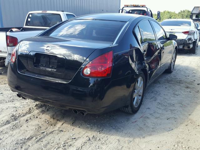 1N4BA41E76C863379 - 2006 NISSAN MAXIMA SE BLACK photo 4