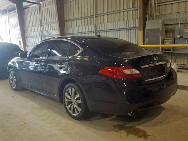 JN1BY1AP3DM511660 - 2013 INFINITI M37 BLACK photo 3