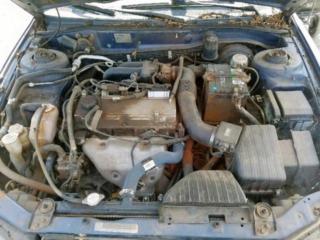 4A3AA36G42E074631 - 2002 MITSUBISHI GALANT DE BLUE photo 7