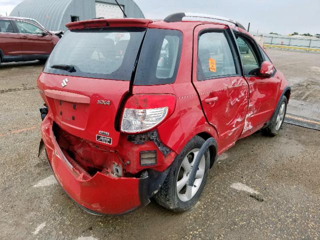 JS2YB417996200357 - 2009 SUZUKI SX4 TOURIN RED photo 4