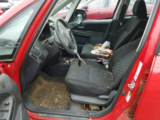 JS2YB417996200357 - 2009 SUZUKI SX4 TOURIN RED photo 5