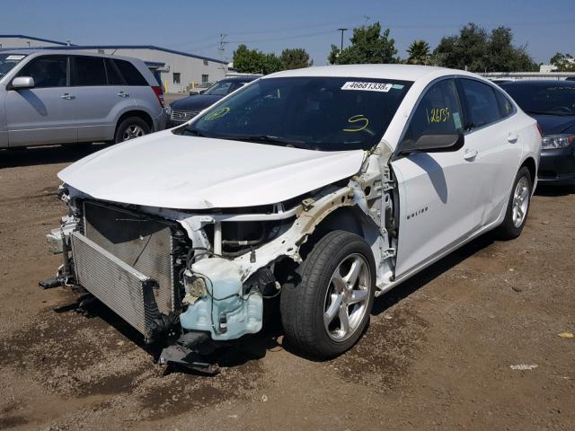 1G1ZB5ST1GF257190 - 2016 CHEVROLET MALIBU LS 白色 照片 2